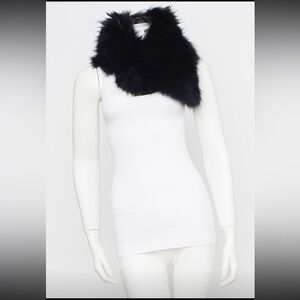 Adrienne Landau Genuine Fox Fur Pull-through Scarf